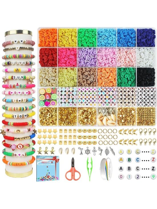 Jewelry - New 5100 Clay Beads Bracelet Making Kit